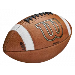 Balón de Fútbol Americano Wilson GST 1003 – Cuero Verdadero, Diseñado para el Juego