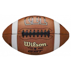 Balón de Fútbol Americano Wilson GST 1003 – Cuero Verdadero, Diseñado para el Juego