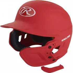 Protection joue pour casque de Baseball Rawlings Rouge