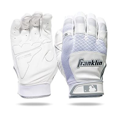 Guantes de Batting Franklin Shok Sorb X Blanco