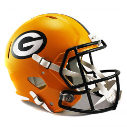 Casque de Football Americain NFL Greenbay Packers Riddell Replica Packers jaune