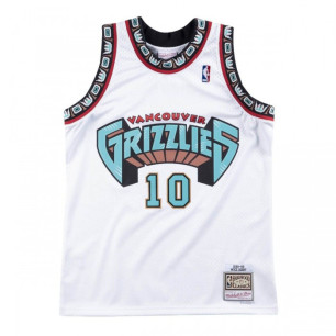 Mitchell & ness NBA Hardwood classic Jersey Mike Bibby Vancouver Grizzlies 1998-99 White