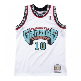 Maillot NBA Mike Bibby Vancouver Grizzlies 1998-99 Mitchell & ness Hardwood Classic Blanc