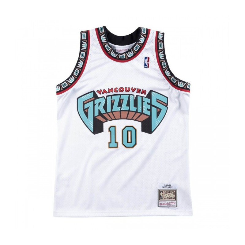 time table it's useless Sure Camiseta NBA Mike Bibby Vancouver Grizzlies 1998-99 Mitchell & ness  Hardwood Classic Blanco