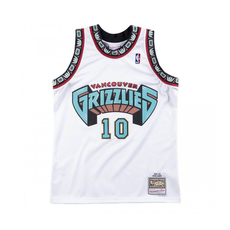 Mitchell & ness NBA Hardwood classic Jersey Mike Bibby Vancouver Grizzlies 1998-99 White Mitchell & ness NBA Hardwood classic Jersey Mike Bibby Vancouver Grizzlies 1998-99 White