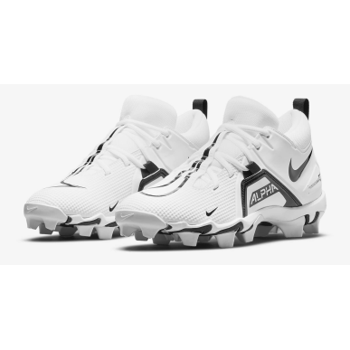 Crampones de fútbol americano Nike Alpha Menace Shark 3 Mid Blanco