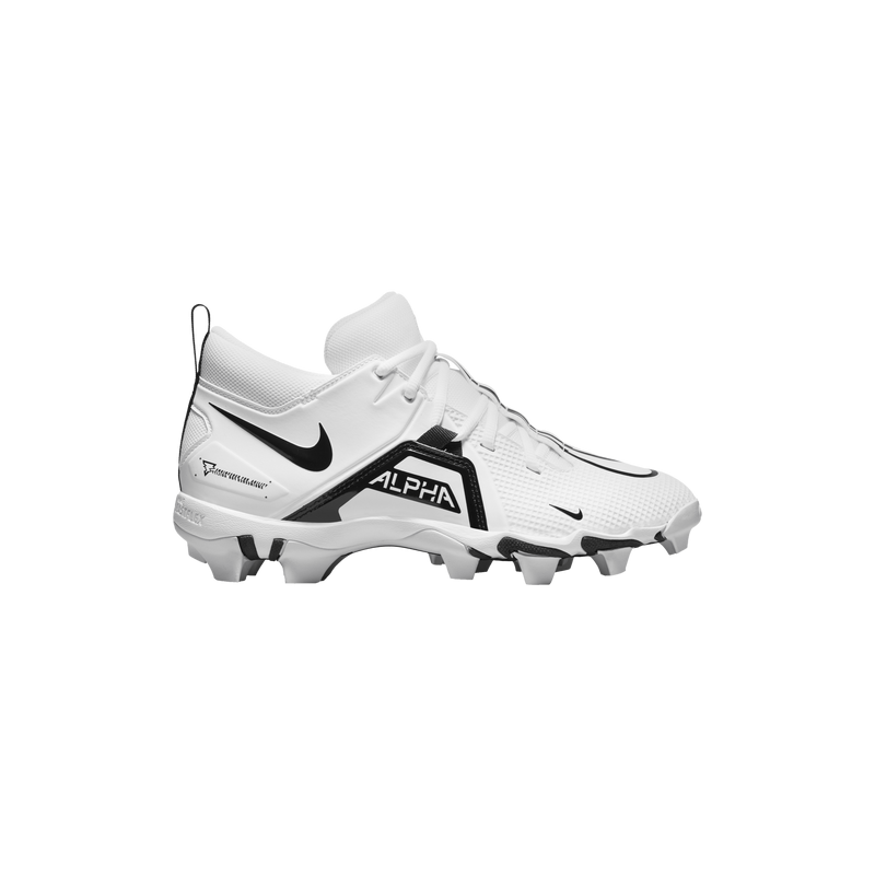 Men's Football Cleats Nike Alpha Menace Shark 3 Mid White