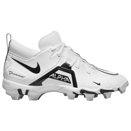 Men's Football Cleats Nike Alpha Menace Shark 3 Mid White