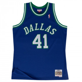 Camiseta NBA Dirk Nowitzki Dallas Mavericks 1998-99 Mitchell & ness Hardwood Classic azul
