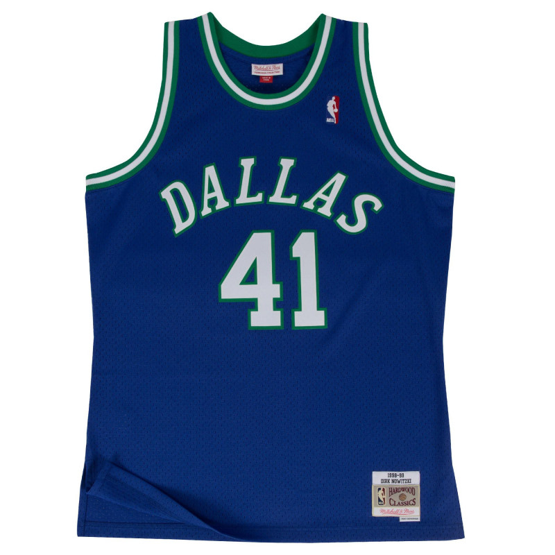 Mitchell & ness Hardwood Classic swingman NBA Dirk Nowitzki Dallas Mavericks 1998-99 Blue Mitchell & ness Hardwood Classic swingman NBA Dirk Nowitzki Dallas Mavericks 1998-99 Blue