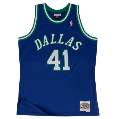Mitchell & ness Hardwood Classic swingman NBA Dirk Nowitzki Dallas Mavericks 1998-99 Blue