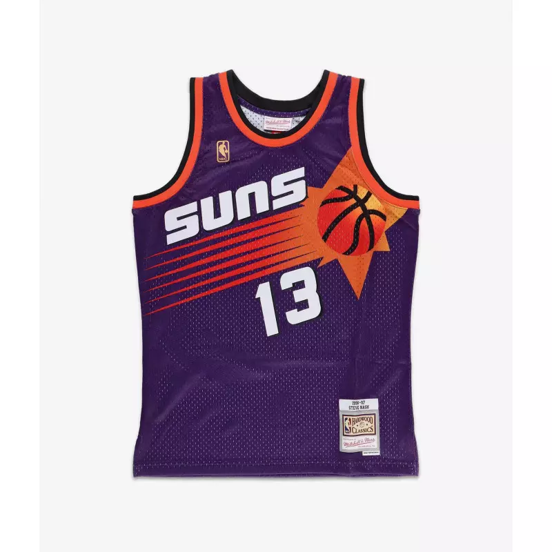 Maillot NBA Steve Nash Phoenix Suns 1996-97 Mitchell & ness Hardwood Classics Violet