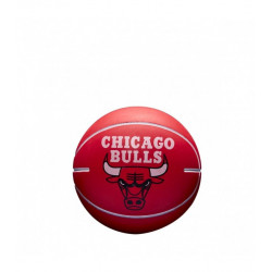 Mini Balle Rebondissante Wilson Chicago Bulls rouge