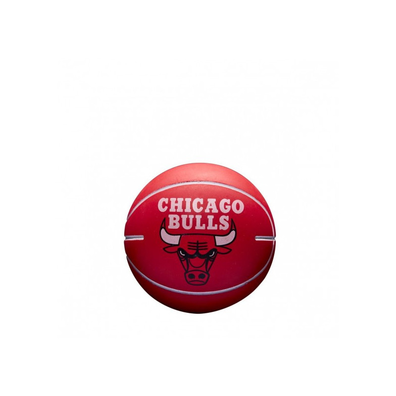 Mini Balle Rebondissante Wilson Chicago Bulls rouge