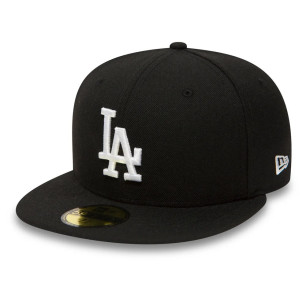 New Era MLB Basic 59fifty Hat MLB Los Angeles Dodgers Black