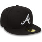 Casquette MLB Atlanta Braves New Era Basic 59fifty Noir