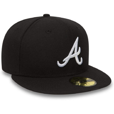 Casquette MLB Atlanta Braves New Era Basic 59fifty Noir