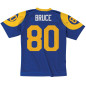Maillot NFL Isaac Bruce St. Louis Rams 1999 Mitchell & Ness Legacy Retro Bleu pour Homme