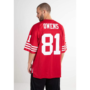 Men's Mitchell & Ness Legacy Jersey NFL Terrell Owens San Francisco 49ers 2002 red