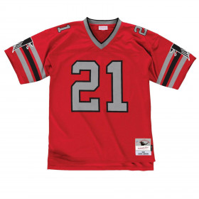 Camiseta NFL Deion Sanders Atlanta Falcons 1989 Mitchell & Ness Legacy Rojo para hombre