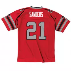 Camiseta NFL Deion Sanders Atlanta Falcons 1989 Mitchell & Ness Legacy Rojo para hombre