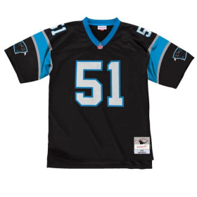 Maillot NFL Sam Mills Carolina Panthers 1996 Mitchell & Ness Legacy Retro Noir pour Homme