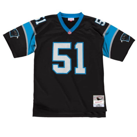 Men's Mitchell & Ness Legacy Jersey NFL Sam Mills Carolina Panthers 1996 Black