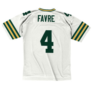 Men's Mitchell & Ness Legacy Jersey NFL Brett Favre Greenbay Packers 1996 White