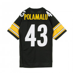 Camiseta NFL Troy Polamalu Pittsburgh Steelers 2005 Mitchell & Ness Legacy Negro para hombre