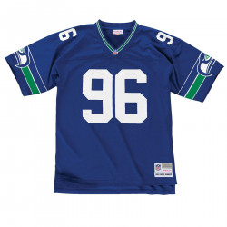 Camiseta NFL Mitchell & Ness Legacy Cortez Kennedy Seattle Seahawks 1993 azul para