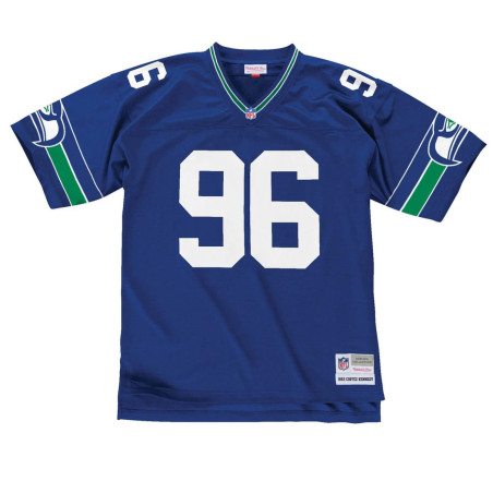 Camiseta NFL Mitchell & Ness Legacy Cortez Kennedy Seattle Seahawks 1993 azul para hombre