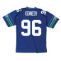 Men's Mitchell & Ness Legacy Jersey NFL Cortez Kennedy Seattle Seahawks 1993 royal