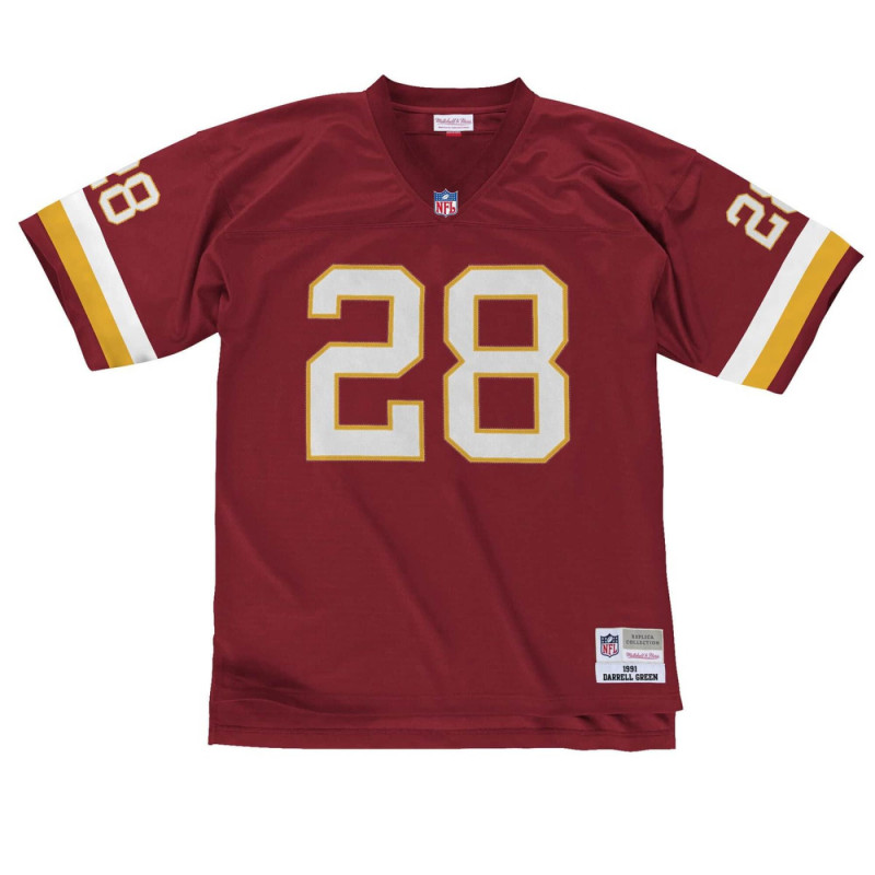 Men's Mitchell & Ness Legacy Jersey NFL Darrell Green Washington Redskins 1991 red