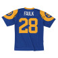 Men's Mitchell & Ness Legacy Jersey NFL Marshall Faulk St. Louis Rams 1999 Blue