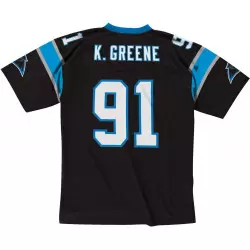 Camiseta NFL Kevin Greene Carolina Panthers 1996 Mitchell & Ness Legacy Negro para hombre