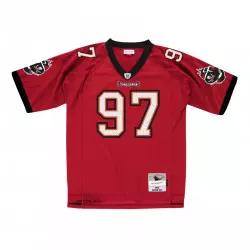 Maillot NFL Simeon Rice Tampa Bay Buccaneers 2002 Mitchell & Ness Legacy Retro Rouge pour Homme