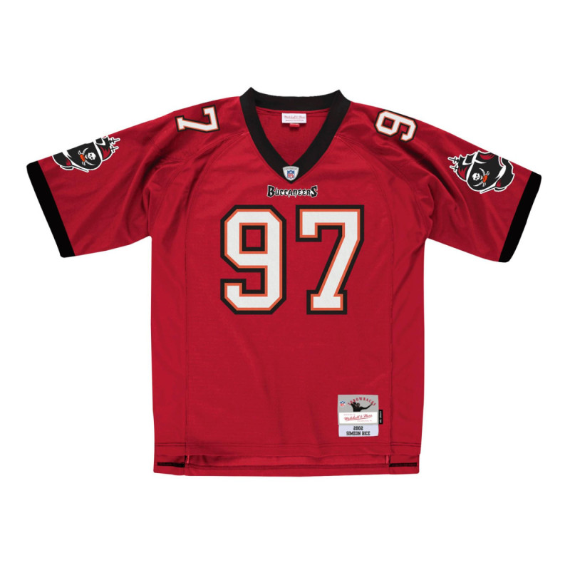Men's Mitchell & Ness Legacy Jersey NFL Simeon Rice Tampa Bay Buccaneers 2002 red