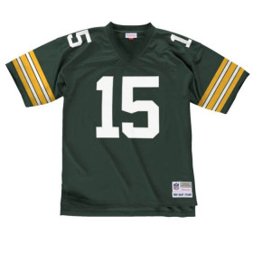 Maillot NFL Bart Starr Greenbay Packers 1969 Mitchell & Ness Legacy Retro Vert pour Homme
