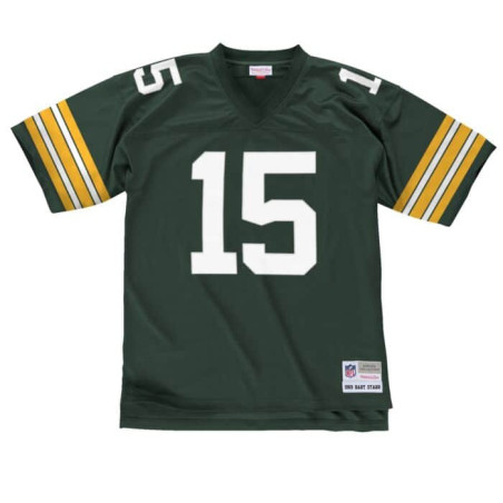 Men's Mitchell & Ness Legacy Jersey NFL Bart Starr Greenbay Packers 1969 Green