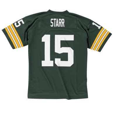 Maillot NFL Bart Starr Greenbay Packers 1969 Mitchell & Ness Legacy Retro Vert pour Homme