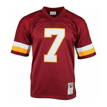 Maillot NFL Joe Theismann Washington 1982 Mitchell & Ness Legacy Retro Rouge pour Homme
