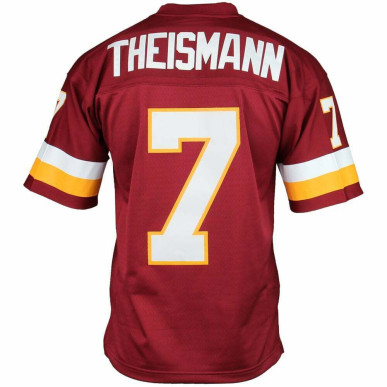 Maillot NFL Joe Theismann Washington 1982 Mitchell & Ness Legacy Retro Rouge pour Homme