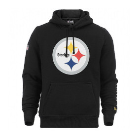 Sweat à Capuche NFL Pittsburgh Steelers New Era Team logo Noir