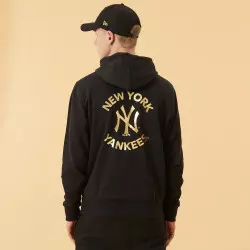 Sudadera MLB New York Yankees New Era Metallic Negro para hombre