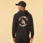 Sweat à capuche MLB Los Angeles Dodgers New Era Metallic Noir pour homme