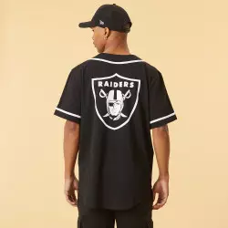 Camiseta de beisbol NFL Las Vegas Raiders New era negro