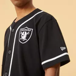 Camiseta de beisbol NFL Las Vegas Raiders New era negro