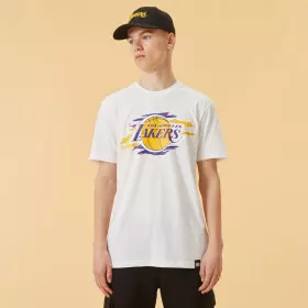 T-Shirt NBA Los Angeles Lakers New Era Blanc Pour Homme