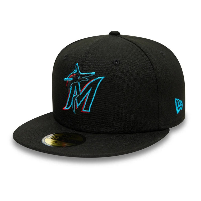 New Era MLB Basic 59fifty Hat MLB Miami Marlins