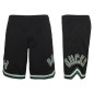 Kids' Outter Stuff Box out Baller Mesh NBA Short Milwaukee Bucks Black